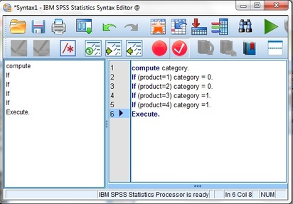 spss code new variable